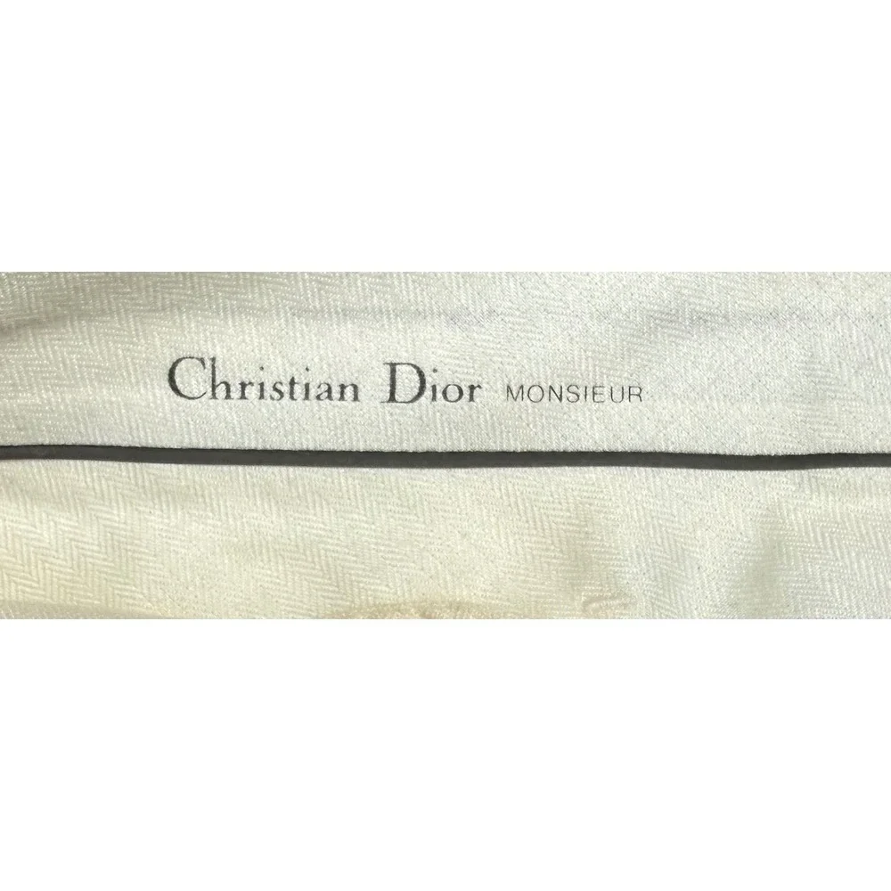 Christian Dior Monsieur Vintage Gray Pinstripe Wool Suit Blazer 44L Pants 36x31‎